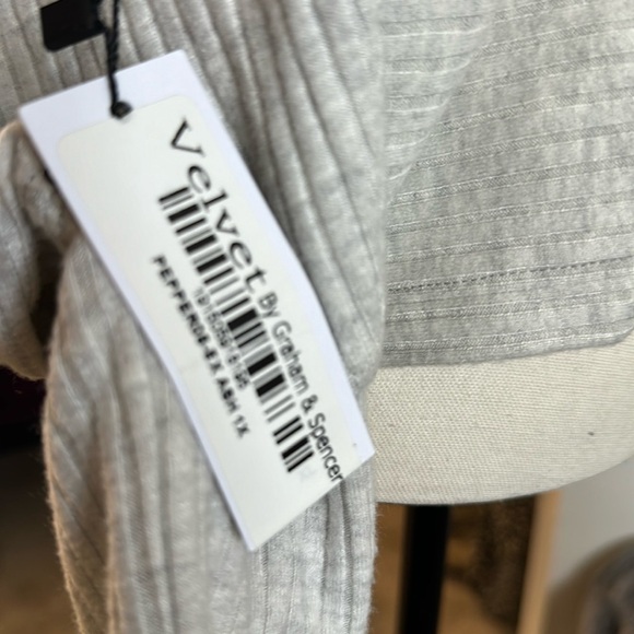 Velvet by Graham & Spencer Women's Pepper Boatneck Lux Rib‎ Sweater (A0057 B3) - Picture 9 of 9